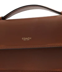 COACH Loved Leather Elora Top Handle Crossbody Bag