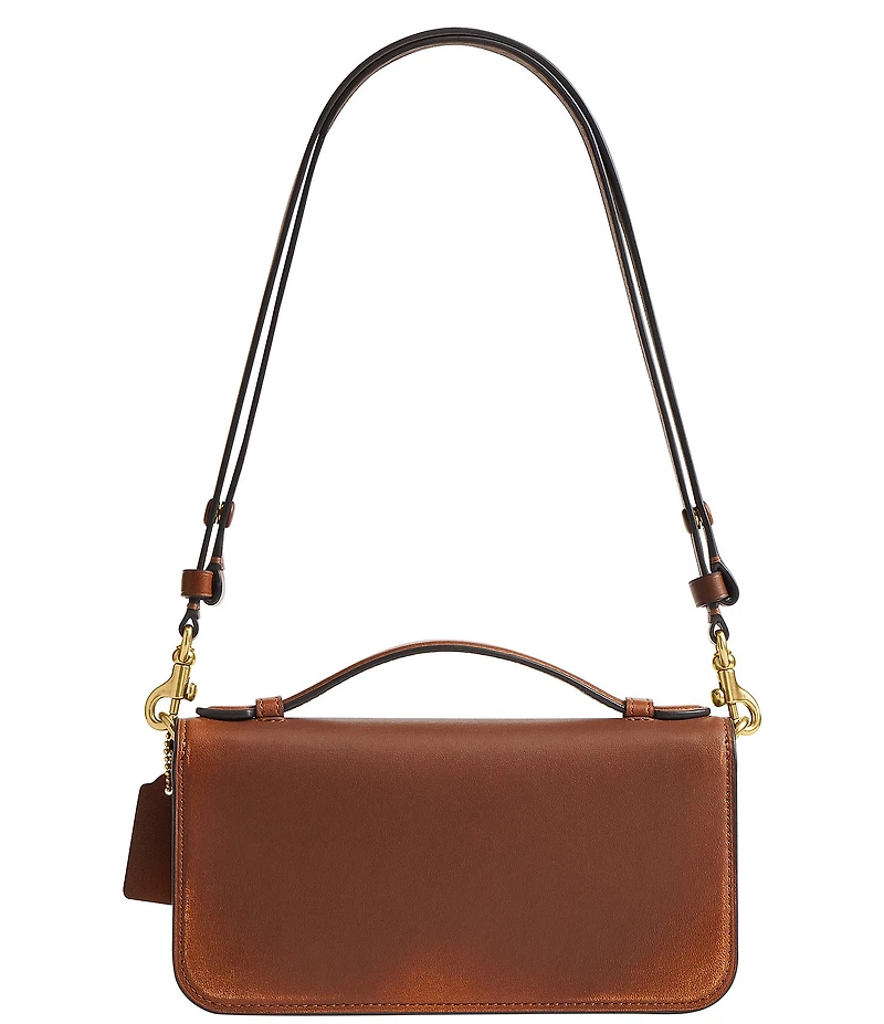 COACH Loved Leather Elora Top Handle Crossbody Bag