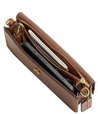 COACH Loved Leather Elora Top Handle Crossbody Bag
