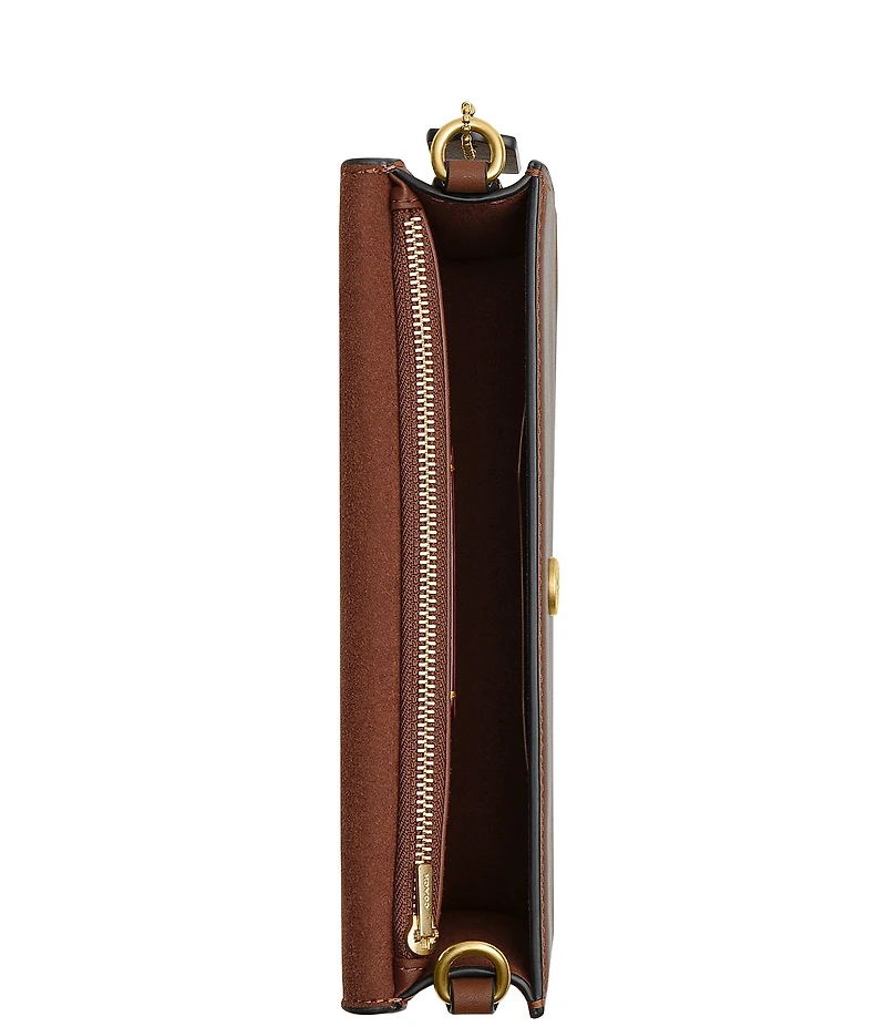 COACH Loved Leather Elora Top Handle Crossbody Bag