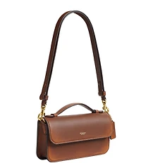 COACH Loved Leather Elora Top Handle Crossbody Bag