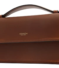 COACH Loved Leather Elora Top Handle Crossbody Bag
