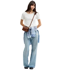 COACH Loved Leather Elora Top Handle Crossbody Bag