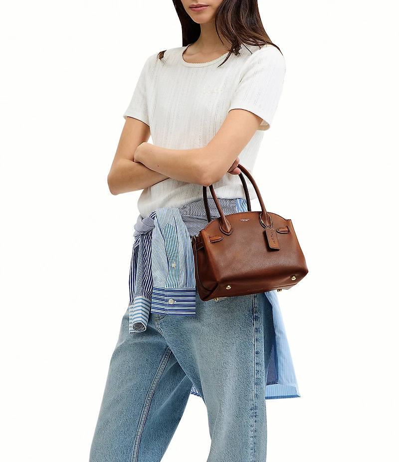 COACH Loved Leather Empire 21 Carryall Bag