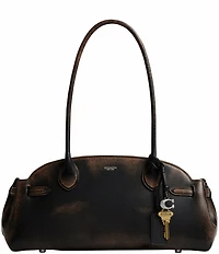 COACH Loved Leather Empire Carryall Satchel Bag