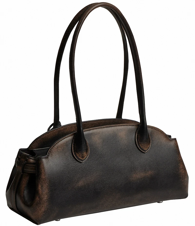 COACH Loved Leather Empire Carryall Satchel Bag