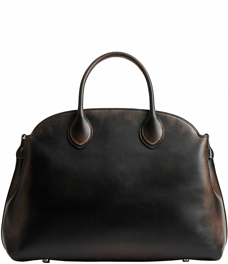 COACH Loved Leather Empire Carryall 40 Satchel Bag