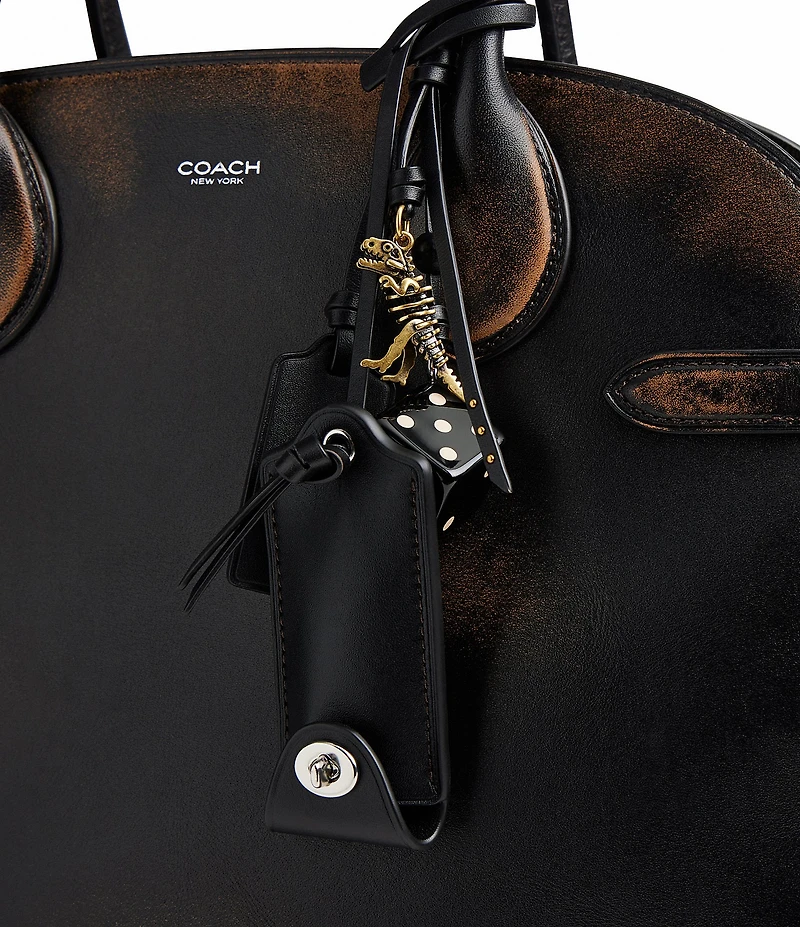 COACH Loved Leather Empire Carryall 40 Satchel Bag