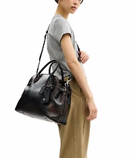 COACH Loved Leather Empire Carryall 40 Satchel Bag