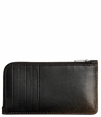 COACH Loved Leather New York Zip Card Case