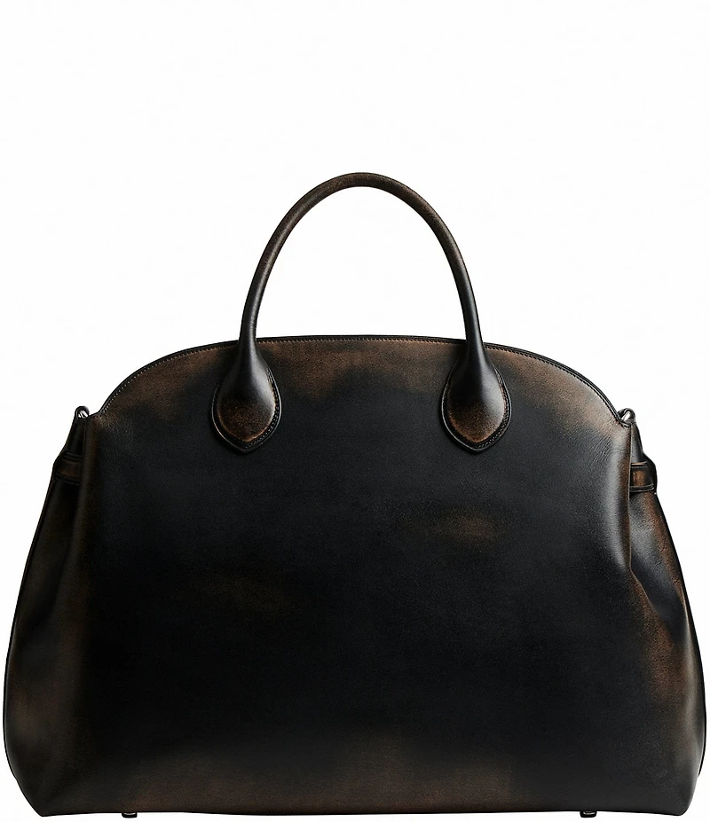 COACH Loved Leather Soft Empire Carryall 48 Satchel Bag