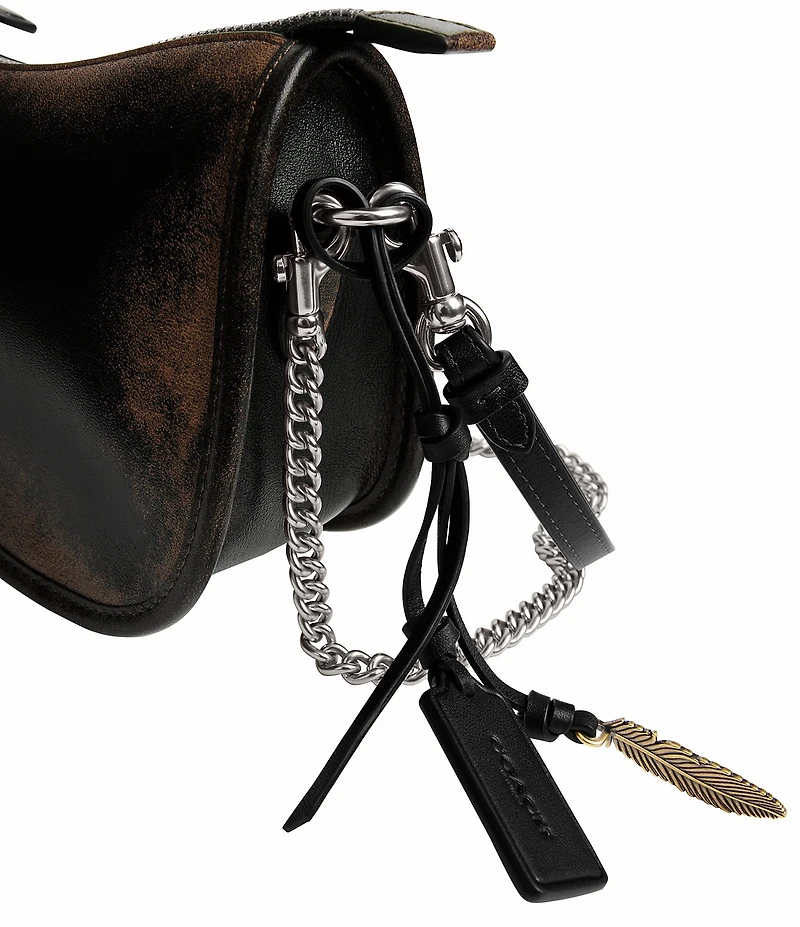COACH Loved Leather Waverly Shoulder Bag