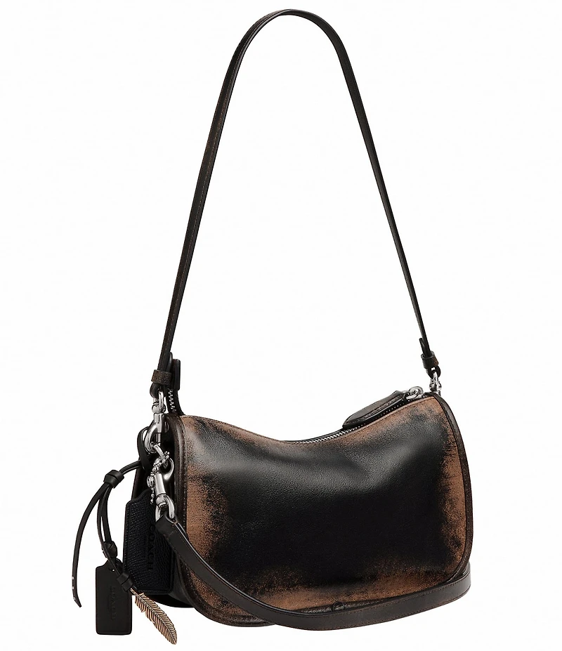 COACH Loved Leather Waverly Shoulder Bag