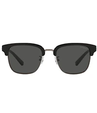 COACH Men's 0HC8326 52mm Solid Square Sunglasses