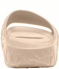 COACH Men's Bay Logo Pool Slides