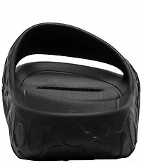COACH Men's Bay Logo Pool Slides