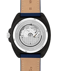 COACH Men's Charter Automatic Leather Strap Watch