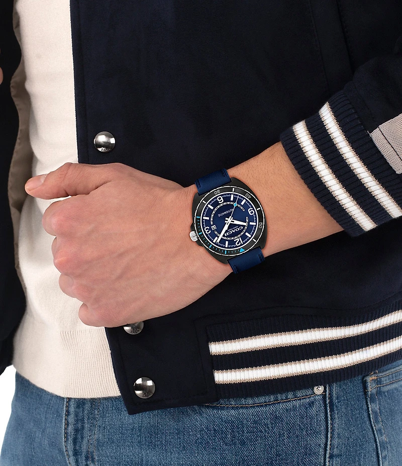 COACH Men's Charter Automatic Leather Strap Watch