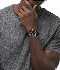 COACH Men's Charter Automatic Leather Strap Watch