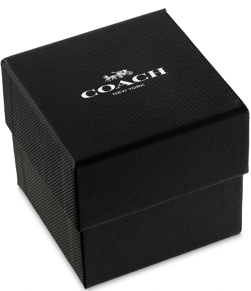 COACH Men's Charter Chronograph Two Tone Stainless Steel Bracelet Watch