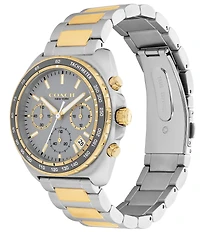 COACH Men's Charter Quartz Chronograph Stainless Steel Bracelet Watch