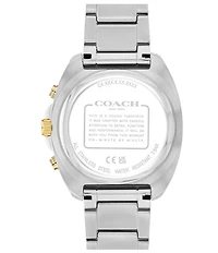 COACH Men's Charter Quartz Chronograph Stainless Steel Bracelet Watch