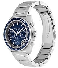 COACH Men's Charter Quartz Chronograph Stainless Steel Bracelet Watch