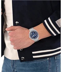COACH Men's Charter Quartz Chronograph Stainless Steel Bracelet Watch