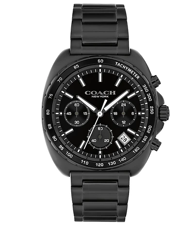 COACH Men's Charter Quartz Chronograph Stainless Steel Bracelet Watch