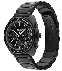 COACH Men's Charter Quartz Chronograph Stainless Steel Bracelet Watch