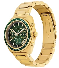 COACH Men's Charter Quartz Chronograph Stainless Steel Bracelet Watch
