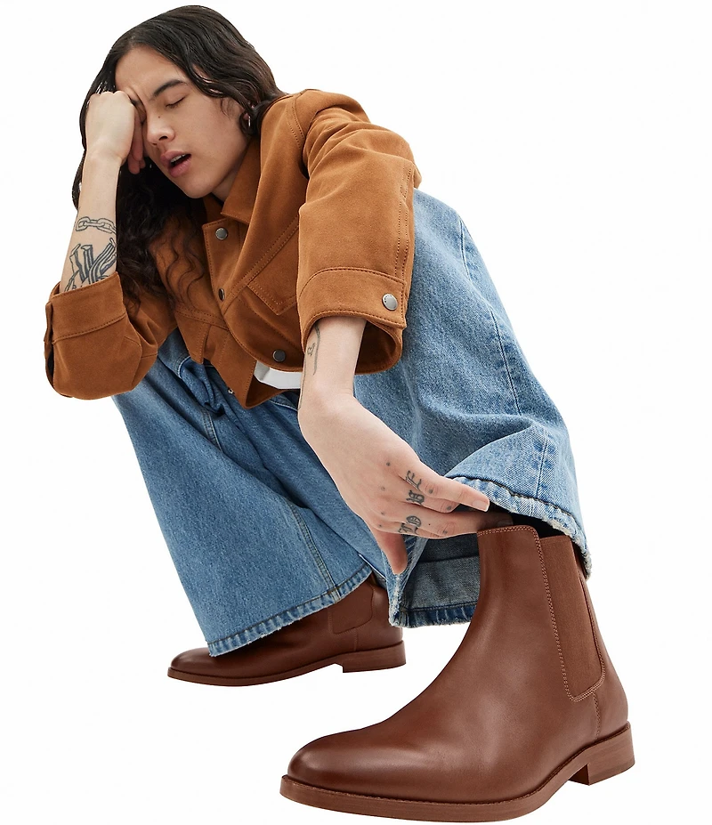 COACH Men's Dalton Leather Chelsea Boots