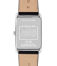 COACH Men's Elliot Quartz Analog Leather Strap Watch