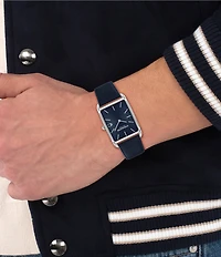 COACH Men's Elliot Quartz Analog Leather Strap Watch