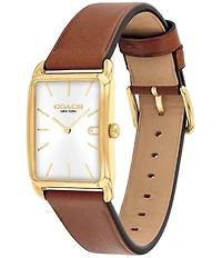 COACH Men's Elliot Quartz Analog Leather Strap Watch