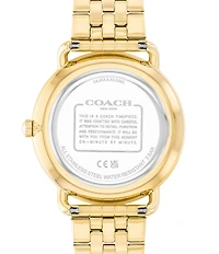 COACH Men's Elliot Quartz Analog Stainless Steel Bracelet Watch