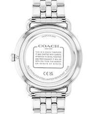 COACH Men's Elliot Quartz Analog Stainless Steel Bracelet Watch