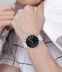 COACH Men's Elliot Quartz Analog Stainless Steel Bracelet Watch
