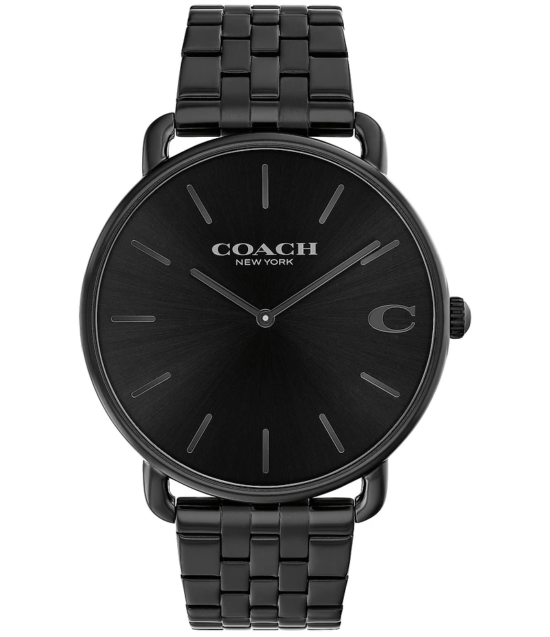 COACH Men's Elliot Quartz Analog Stainless Steel Bracelet Watch