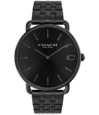 COACH Men's Elliot Quartz Analog Stainless Steel Bracelet Watch