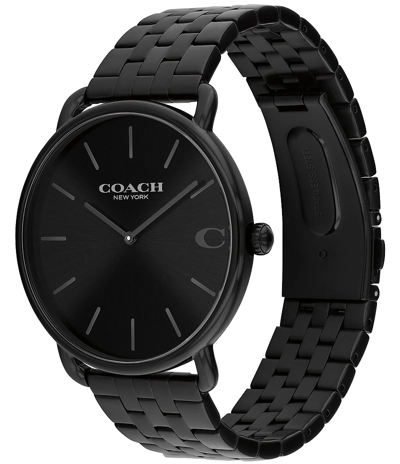COACH Men's Elliot Quartz Analog Stainless Steel Bracelet Watch