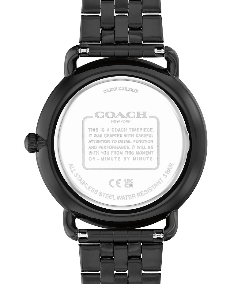 COACH Men's Elliot Quartz Analog Stainless Steel Bracelet Watch