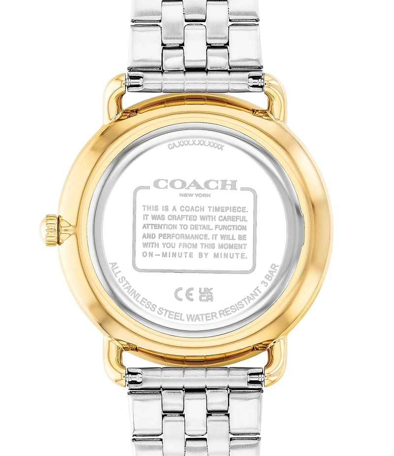 COACH Men's Elliot Quartz Analog Stainless Steel Bracelet Watch