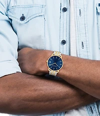 COACH Men's Elliot Quartz Analog Stainless Steel Bracelet Watch