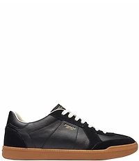 COACH Men's Ellis Leather and Suede Lace Up Sneakers