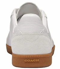 COACH Men's Ellis Leather and Suede Lace Up Sneakers