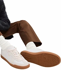 COACH Men's Ellis Leather and Suede Lace Up Sneakers