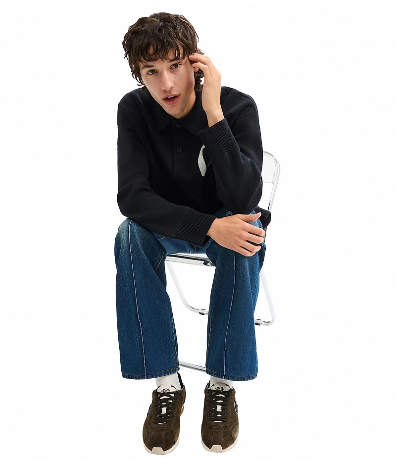 COACH Men's Flat Suede Sneakers