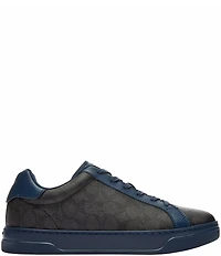 COACH Men's High Line Signature Logo Coated Canvas Sneakers