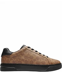 COACH Men's High Line Signature Logo Leather Sneakers